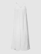 Knielange jurk met spaghettibandjes, model 'NATALI'