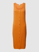 Knielange jurk met knoopsluiting, model 'FLORENTINA'