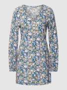 Mini-jurk met all-over bloemenmotief, model 'NOVA LIFE'