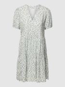 Mini-jurk van viscose met all-over motief, model 'NOVA'