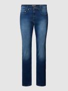 Regular fit jeans met knoopsluiting, model 'ARNE PIPE'