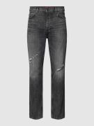 Straight leg jeans in destroyed-look, model 'HUGO 634'