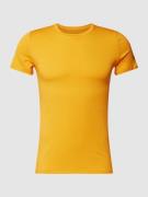 T-shirt in effen design, model 'Tencel'