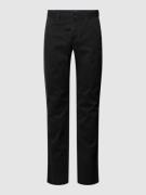 Slim fit broek met steekzak, model 'LOU'