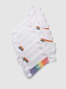 Sokken met contrastdetails in een set van 7 paar, model 'Ca-Soft Quart...