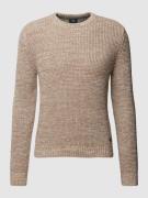 Gebreide pullover met labeldetail, model 'Marvin'