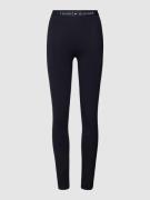 Legging met elastische band met logo