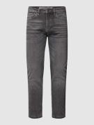 Slim fit jeans met labeldetail, model 'West'