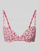 Bikinitop met all-over bloemenprint, model 'CALUSA BEACH'