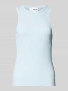 Tanktop met fijnrib, model 'FANNA'