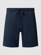 Sweatshorts met ruitmotief, model 'Boxer'