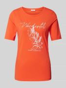 T-shirt met ronde hals, model 'Wechsel'