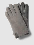 Handschoenen van lamswol met labelpatch