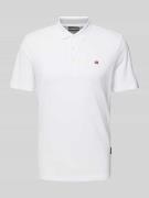 Slim fit poloshirt met logostitching, model 'EAlIS'