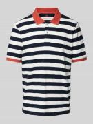 Poloshirt met streepmotief, regular fit