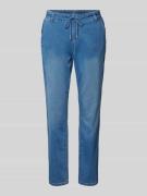 Regular fit jeans met tunnelkoord, model 'Marvin'