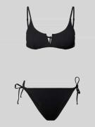 Bikini met strikdetails, model 'Leah'