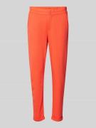 Regular fit stoffen broek met elastische band, model 'NANNI'