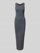 Maxi-jurk met fijnrib, model 'VALERIE'