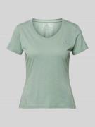 T-shirt met labelstitching