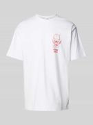 T-shirt met motiefprint, model 'DEVIL S SOUND'