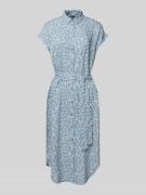 Midi-jurk met all-over print, model 'NYA'