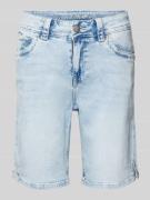 Korte regular slim fit jeans in 5-pocketmodel, model 'MELODY'