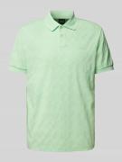 Regular fit poloshirt met all-over motief, model 'Pirax'