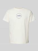 T-shirt met labelprint, model 'MELODI'