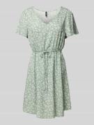 Mini-jurk van viscose met bloemenmotief, model 'EASY JOY'
