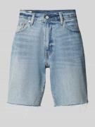 Loose fit korte jeans in used-look