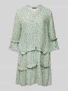 Mini-jurk met bloemenprint, model 'EASY JOY'