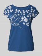 T-shirt met bloemenmotief, model 'GRIETA'