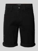 Korte slim fit jeans in 5-pocketmodel