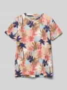 T-shirt met all-over motief