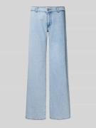 Wide fit jeans met knoopsluiting, model 'KANE'