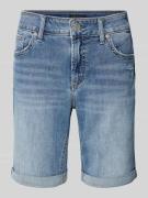 Korte regular fit jeans in destroyed-look, model 'Elyse'
