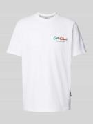 T-shirt met labelprint