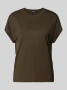 T-shirt van lyocell in effen design, model 'Kanja'