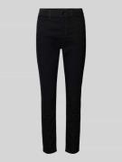 Slim fit broek met siernaden, model 'Ornella'