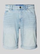 Korte regular fit jeans in 5-pocketmodel