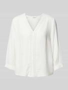 Blouse met broderie anglaise, model 'Hiro'