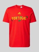 T-shirt met labelprint, model 'PORTUGAL'