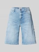 Regular fit korte jeans met zakken op de pijp, model 'ALIA'