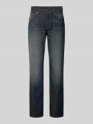 Straight fit jeans met 5-pocketmodel, model 'Arrow'