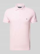 Poloshirt met labelstitching