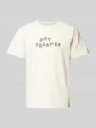 T-shirt met labeldetail, model 'DREAM'
