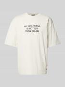 T-shirt met statementprint