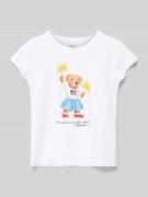 T-shirt met labelprint