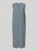 Midi-jurk met druppelvormige hals, model 'PECOS'